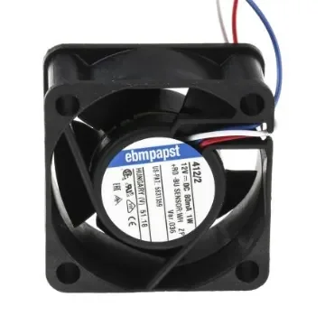 ebm-papst 400 Series Axial Fan, 12 V dc, DC Operation, 10m³/h, 1W, 40 x 40 x 20mm - 412/2-036 product image