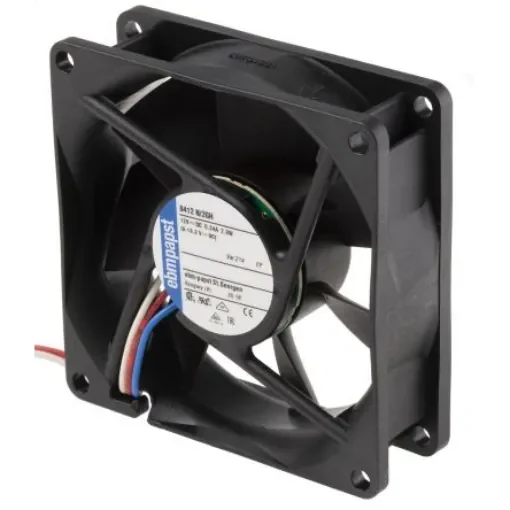 ebm-papst 8400 N Series Axial Fan, 12 V dc, DC Operation, 78m³/h, 2.2W, 80 x 80 x 25mm - 8412 N/2GH-214 product image