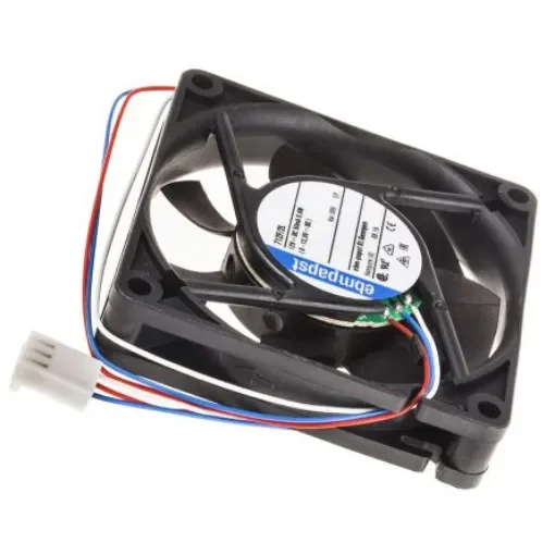ebm-papst 700 F Series Axial Fan, 12 V dc, DC Operation, 28m³/h, 600mW, 70 x 70 x 15mm - 712 F/2L-005 product image