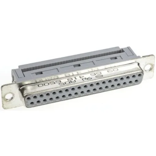 HARTING 37 Way Right Angle Cable Mount D-sub Connector Socket, 2.77mm Pitch - 09664186500 product image