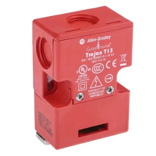 Allen Bradley Guardmaster 440K Safety Interlock Switch, 2NC, Keyed Actuator Included, Glass Filled PBT - 440K-T11303 product image