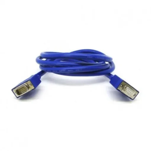 Van Damme Male VGA to Female VGA Cable, 2m Blue - 104-048-102 product image