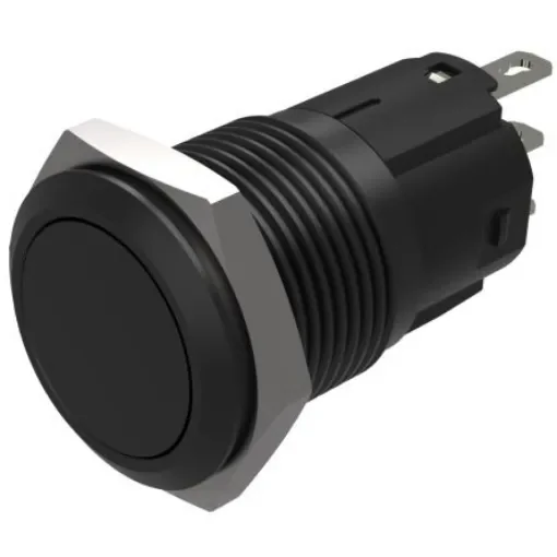 EAO Series 82 Series Push Button Switch, Momentary, Flush Mount, 16mm Cutout, SPST, SPST, IP65, IP67 - 82-4951.1000 product image