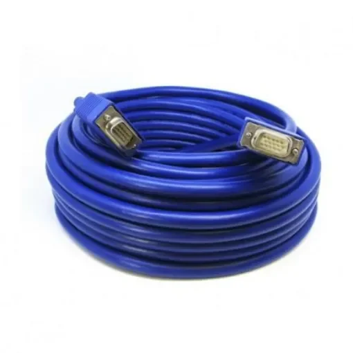 Van Damme Male VGA to Male VGA Cable, 20m Blue - 104-242-220 product image