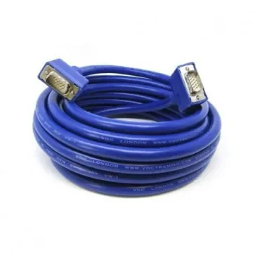 Van Damme Male VGA to Male VGA Cable, 10m Blue - 104-240-210 product image
