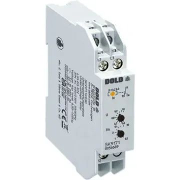 Dold Phase Monitoring Relay, 3 Phase, NC, 400V ac, DIN Rail - IK9171.11/200 3/N AC400/230V 0,85UN product image
