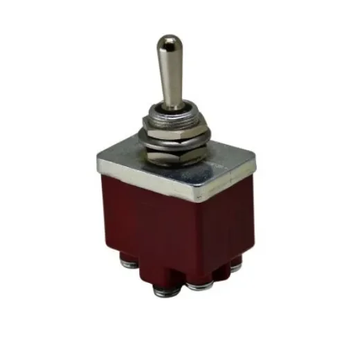 APEM Toggle Switch, Panel Mount, Momentary-Off-Momentary, DPST, Screw Terminal, 28V - CT47-001N022 product image