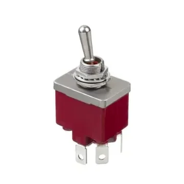 APEM Toggle Switch, Panel Mount, Momentary-Off-Momentary, DPST, Screw Terminal, 28V - CT47-021N022 product image