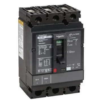 Schneider Electric, PowerPact MCCB 3P 40A, Breaking Capacity 18 kA, DIN Rail Mount - NHJL36040 product image