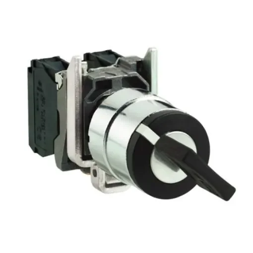 Schneider Electric Key Switch Selector Switch - (SPST) 22.5mm Cutout Diameter 2 Positions - XB4BG2320 product image