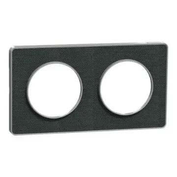Schneider Electric Black 2 Gang Cover Plate - S530804KB product image