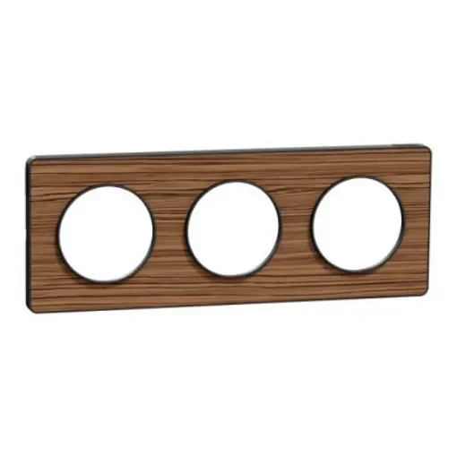 Schneider Electric Anthracite 3 Gang Cover Plate - S540806P4 product image