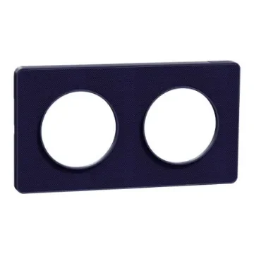 Schneider Electric Blue 2 Gang Cover Plate - S550804KC product image
