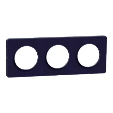 Schneider Electric Blue 3 Gang Cover Plate - S550806KC product image