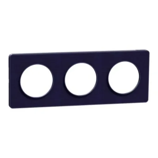 Schneider Electric Blue 3 Gang Cover Plate - S550806KC product image