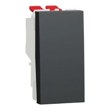 Schneider Electric Anthracite Rocker Light Switch, 1 Gang, New Unica - NU310554 product image