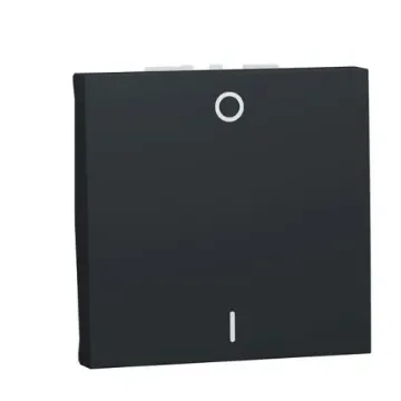 Schneider Electric Anthracite Rocker Light Switch, 1 Way, 1 Gang, New Unica - NU326254 product image