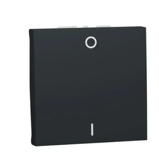 Schneider Electric Anthracite Rocker Light Switch, 1 Way, 1 Gang, New Unica - NU326254 product image