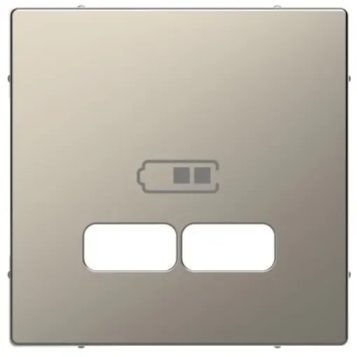 Schneider Electric Nickel 2 Gang Cover Plate - MTN4367-6050 product image