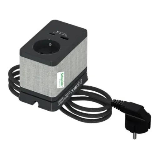 Schneider Electric 2m 1 Socket Extension Lead Open Reel, 250 V, IP44 - INS44053 product image