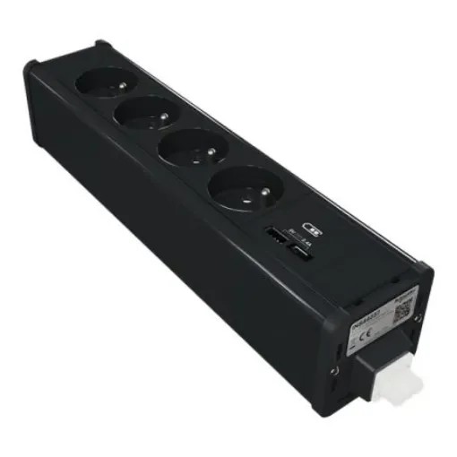 Schneider Electric 4 Socket USB A Extension Lead Open Reel, 250 V, IP44 - INS44237 product image
