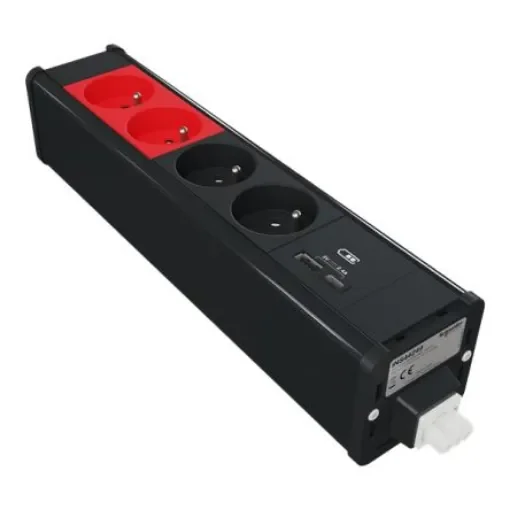 Schneider Electric 4 Socket USB A Extension Lead Open Reel, 250 V, IP44 - INS44249 product image