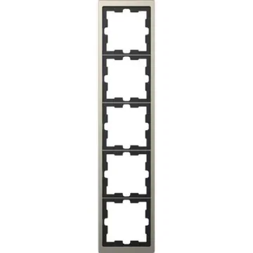 Schneider Electric Nickel 5 Gang Frame - MTN4050-6550 product image