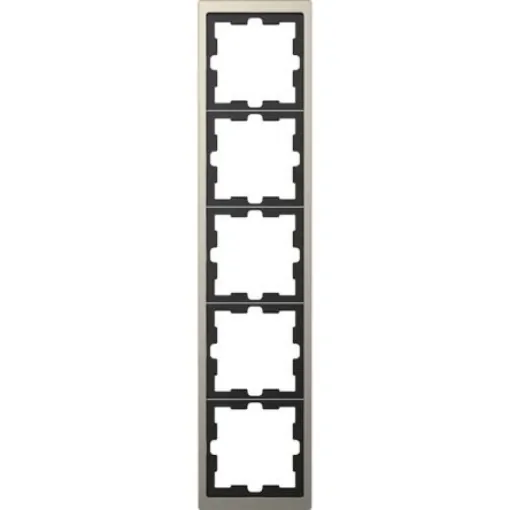 Schneider Electric Nickel 5 Gang Frame - MTN4050-6550 product image