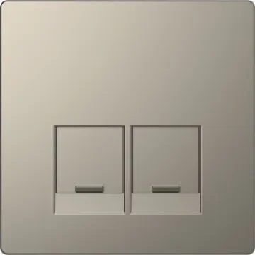 Schneider Electric Nickel 2 Gang Cover Plate - MTN4572-6050 product image