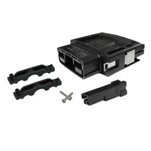 Anderson Power Products Kit, 2 Way, Plug, SBSX, Cable Mount - SBSX75A-PLUG-KIT-BLK product image