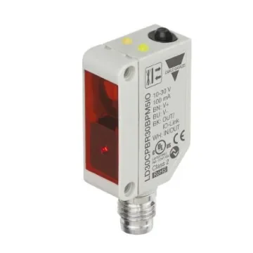 Carlo Gavazzi Through Beam Photoelectric Sensor, Rectangular Sensor, 300 mm Detection Range IO-LINK - LD30CPBR30BPM5IO product image