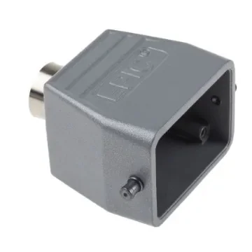 EPIC H-BE Heavy Duty Power Connector Hood, 6 Contacts, M20 Thread, Top Entry - 19011000+71201200 product image