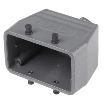 EPIC H-BE Heavy Duty Power Connector Hood, 10 Contacts, M20 Thread, Top Entry - 19040000+71201200 product image