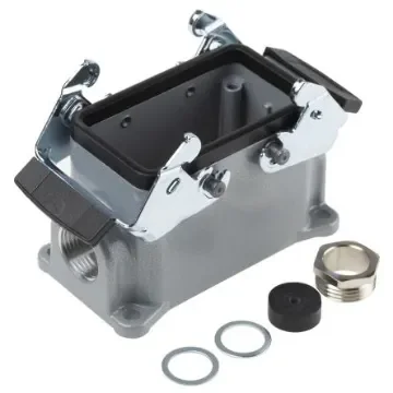 EPIC H-BE Heavy Duty Power Connector Housing, 10 (H-BE), 42 (H-DD) Contacts, M20 Thread - 19034000+71200200 product image