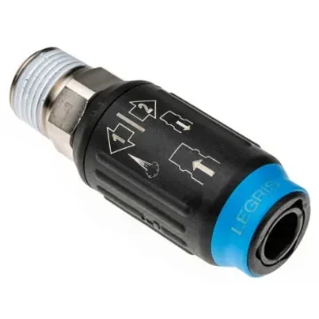 Legris Reinforced Polymer Male Pneumatic Quick Connect Coupling, R 1/2 Male Threaded - 9405U06 21 product image