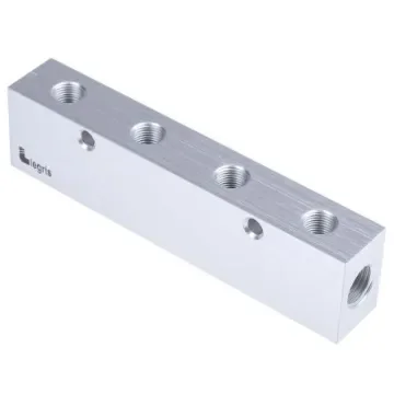 Legris 3311 4 Outlet Manifold, G 1/4 G 1/8 - 3311 10 13 04 product image