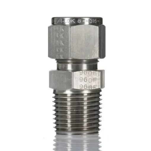 Parker Stainless Steel Pipe Fitting, Straight Coupler NPT 1/2in - 8MSC8N-316 product image