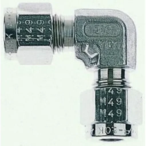 Parker Stainless Steel Pipe Fitting, 90° Elbow 1/4in 1/4in - 4EE4-316 product image