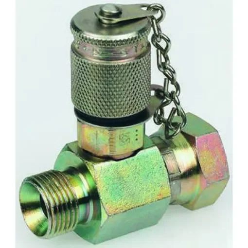 Stauff Hydraulic Test Point G 1/4 Male and G 1/4 Female, 1/4" M/F + SMK 20 R 1/8 VC ASS product image