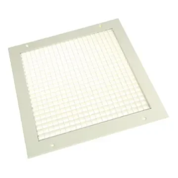 RS PRO White Aluminium Grille, Eggcrate Slat, 300 x 300mm - 432671 product image