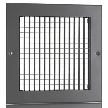 RS PRO Silver Aluminium Grille, Eggcrate Slat, 200 x 200mm - 432700 product image