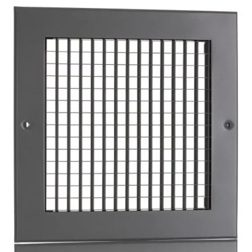 RS PRO Silver Aluminium Grille, Eggcrate Slat, 200 x 200mm - 432700 product image