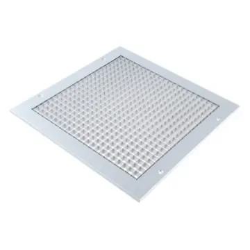 RS PRO Silver Aluminium Grille, Eggcrate Slat, 300 x 300mm - 432716 product image