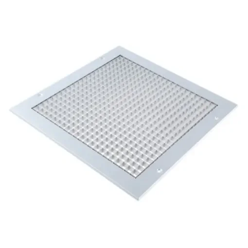 RS PRO Silver Aluminium Grille, Eggcrate Slat, 300 x 300mm - 432716 product image