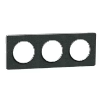 Schneider Electric Black 3 Gang Cover Plate - S530806KB product image