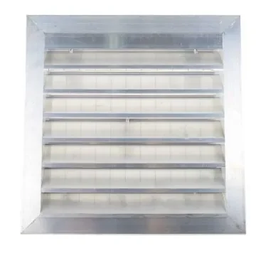 RS PRO Silver Aluminium Louvre, Parallel Slat, 351 x 351mm - 432801 product image