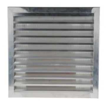 RS PRO Silver Aluminium Louvre, Parallel Slat, 501 x 501mm - 432817 product image