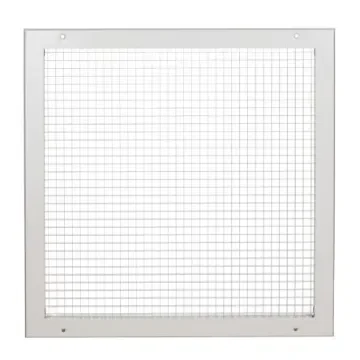 RS PRO White Aluminium Vent Grille, Square Face Slat, 450 x 450mm - 432851 product image