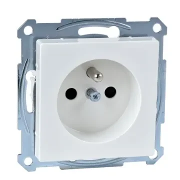 Schneider Electric MTN White Plug Socket, 2P + E Poles, 16A - MTN2600-0319 product image