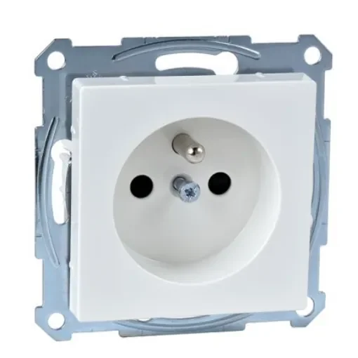 Schneider Electric MTN White Plug Socket, 2P + E Poles, 16A - MTN2600-0319 product image